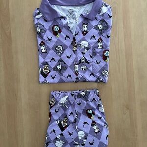DISNEY NIGHTMARE BEFORE CHRISTMAS 2-Piece Shorty Loungewear. Women’s Sz 2X NWOT